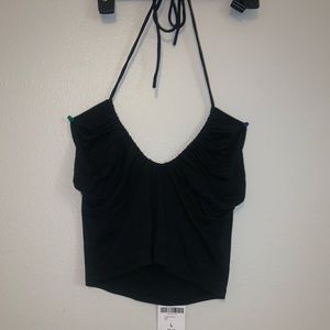 Black Halter top